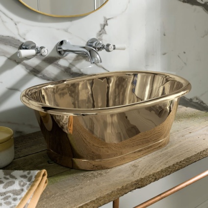 Lifestyle image of BC Designs Brass Countertop Basin